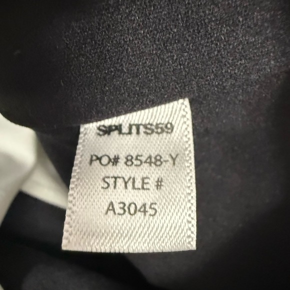 Splits59 Womens Monah Rigor Bra Unpadded Back Reflective Logo Black/White Sz M - Picture 8 of 8